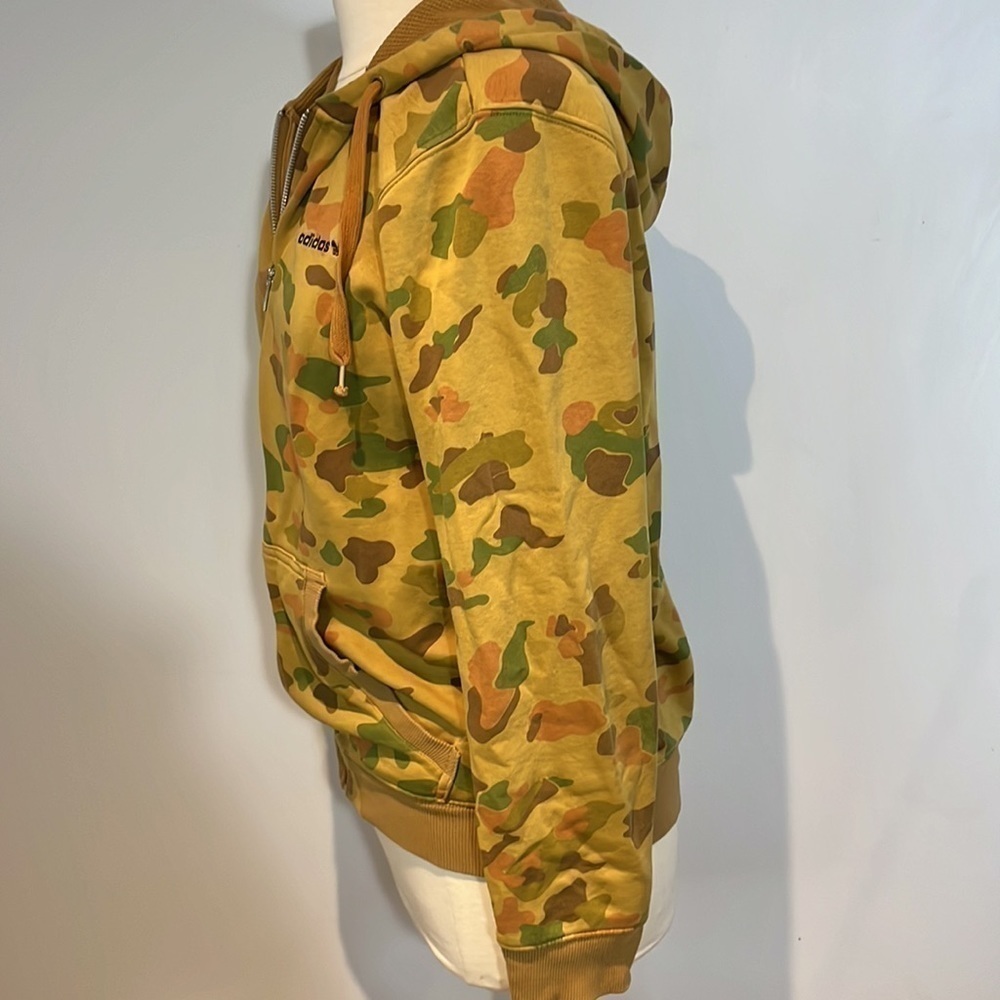 Adidas originals camo zip up hoodie, size men’s small - Picture 6 of 12